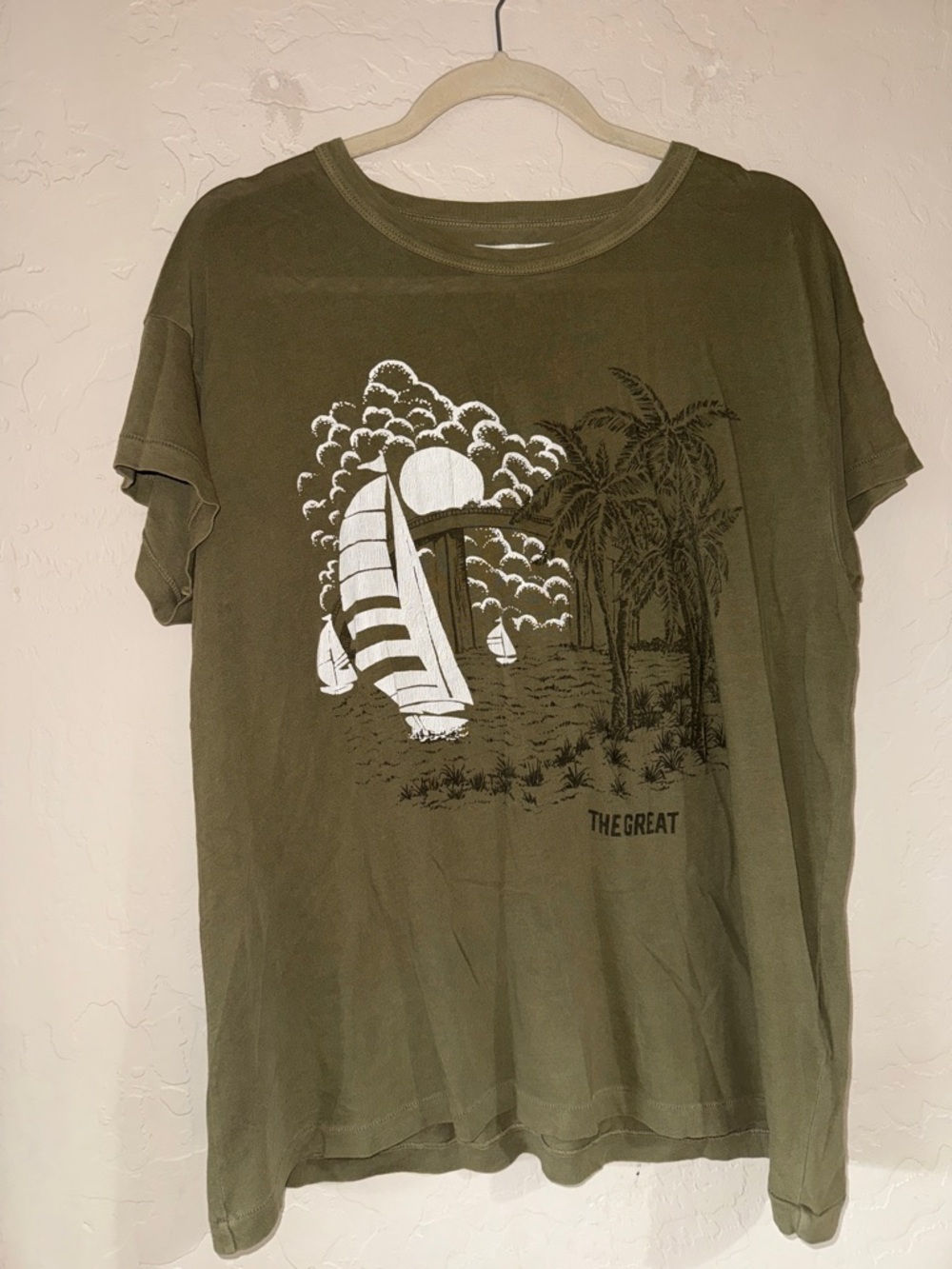 The great. Green palm beach graphic size medium.